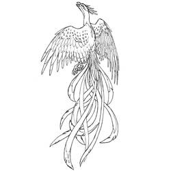 ぬりえページ: フェニックス (キャラクター) #192272 - 無料の印刷可能なぬりえページ