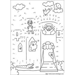 ぬりえページ: ポイント・トゥ・ポイント塗り絵 (数字で塗り絵) #125847 - 無料の印刷可能なぬりえページ