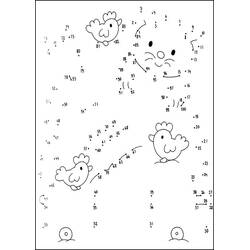 ぬりえページ: ポイント・トゥ・ポイント塗り絵 (数字で塗り絵) #125893 - 無料の印刷可能なぬりえページ