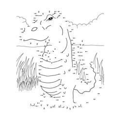 ぬりえページ: ポイント・トゥ・ポイント塗り絵 (数字で塗り絵) #125920 - 無料の印刷可能なぬりえページ