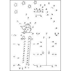 ぬりえページ: ポイント・トゥ・ポイント塗り絵 (数字で塗り絵) #125929 - 無料の印刷可能なぬりえページ