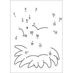 ぬりえページ: ポイント・トゥ・ポイント塗り絵 (数字で塗り絵) #125938 - 無料の印刷可能なぬりえページ