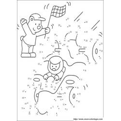 ぬりえページ: ポイント・トゥ・ポイント塗り絵 (数字で塗り絵) #125952 - 無料の印刷可能なぬりえページ