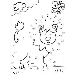 ぬりえページ: ポイント・トゥ・ポイント塗り絵 (数字で塗り絵) #126004 - 無料の印刷可能なぬりえページ