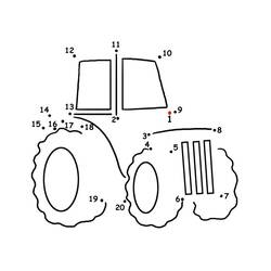 ぬりえページ: ポイント・トゥ・ポイント塗り絵 (数字で塗り絵) #126015 - 無料の印刷可能なぬりえページ