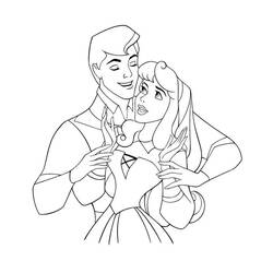 ぬりえページ: 眠れる森の美女 (おとぎ話と物語) #130757 - 無料の印刷可能なぬりえページ