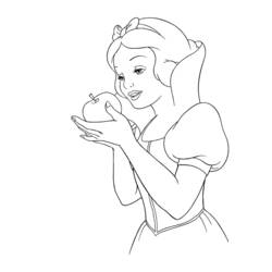 ぬりえページ: 白雪姫と七人の小人 (おとぎ話と物語) #133849 - 無料の印刷可能なぬりえページ