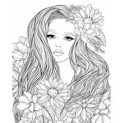 ぬりえページ: 10代の女の子 (家族と友達) #194483 - 無料の印刷可能なぬりえページ