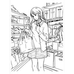 ぬりえページ: 10代の女の子 (家族と友達) #194491 - 無料の印刷可能なぬりえページ