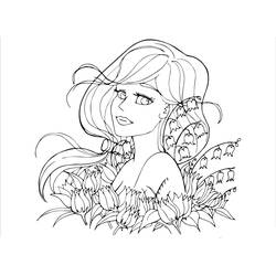 ぬりえページ: 10代の女の子 (家族と友達) #194495 - 無料の印刷可能なぬりえページ