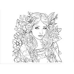 ぬりえページ: 10代の女の子 (家族と友達) #194518 - 無料の印刷可能なぬりえページ