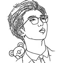 ぬりえページ: BTS (有名人) #202368 - 無料の印刷可能なぬりえページ