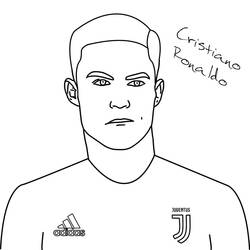 ぬりえページ: Cristiano Ronaldo (有名人) #217377 - 無料の印刷可能なぬりえページ