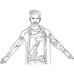 ぬりえページ: Kendji Girac (有名人) #191268 - 無料の印刷可能なぬりえページ