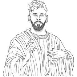 ぬりえページ: Lionel Messi (有名人) #170997 - 無料の印刷可能なぬりえページ