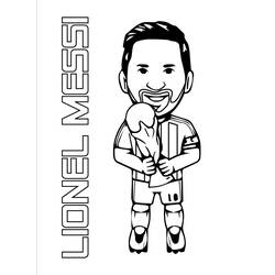 ぬりえページ: Lionel Messi (有名人) #193565 - 無料の印刷可能なぬりえページ