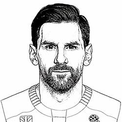 ぬりえページ: Lionel Messi (有名人) #213381 - 無料の印刷可能なぬりえページ