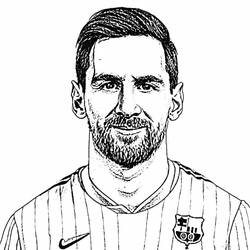 ぬりえページ: Lionel Messi (有名人) #213382 - 無料の印刷可能なぬりえページ
