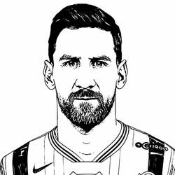 ぬりえページ: Lionel Messi (有名人) #213383 - 無料の印刷可能なぬりえページ