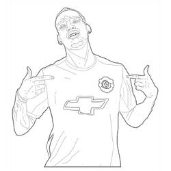 ぬりえページ: Paul Pogba (有名人) #174713 - 無料の印刷可能なぬりえページ