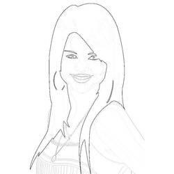 ぬりえページ: Selena Gomez (有名人) #123837 - 無料の印刷可能なぬりえページ