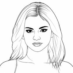 ぬりえページ: Selena Gomez (有名人) #214819 - 無料の印刷可能なぬりえページ