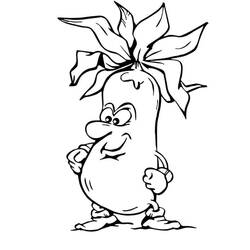 ぬりえページ: ナス (食べ物と栄養) #207470 - 無料の印刷可能なぬりえページ