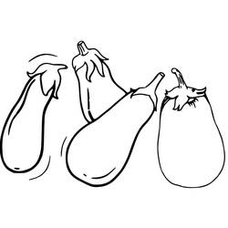 ぬりえページ: ナス (食べ物と栄養) #207494 - 無料の印刷可能なぬりえページ