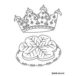 ぬりえページ: キングスケーキ (食べ物と栄養) #178361 - 無料の印刷可能なぬりえページ