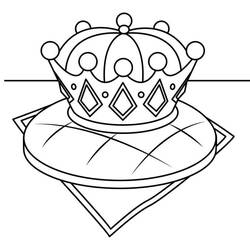 ぬりえページ: キングスケーキ (食べ物と栄養) #178374 - 無料の印刷可能なぬりえページ