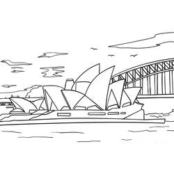 ぬりえ: オーストラリア - 無料の印刷可能なぬりえページ