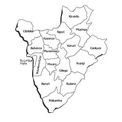 ぬりえ: ブルンジ - 無料の印刷可能なぬりえページ