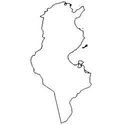 ぬりえページ: チュニジア (地理と場所) #193964 - 無料の印刷可能なぬりえページ