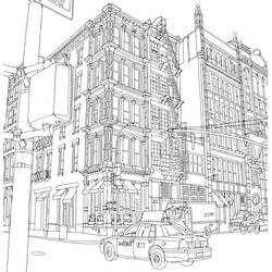 ぬりえページ: アメリカ合衆国（USA） (地理と場所) #193269 - 無料の印刷可能なぬりえページ