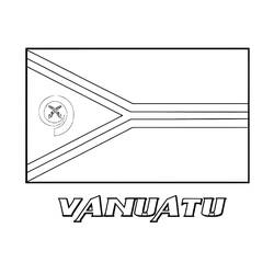 ぬりえ: バヌアツ - 無料の印刷可能なぬりえページ
