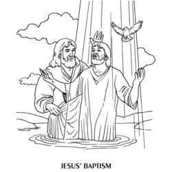 ぬりえページ: 洗礼 (祝日とお祝い) #57467 - 無料の印刷可能なぬりえページ