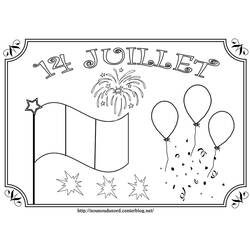 ぬりえページ: バスティーユ記念日 (祝日とお祝い) #181404 - 無料の印刷可能なぬりえページ