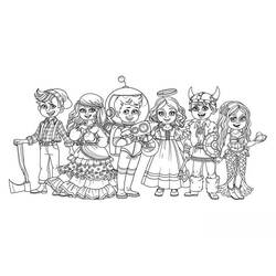 ぬりえページ: カーニバル (祝日とお祝い) #174459 - 無料の印刷可能なぬりえページ