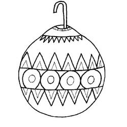 ぬりえページ: クリスマスボール (祝日とお祝い) #176207 - 無料の印刷可能なぬりえページ