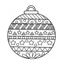 ぬりえページ: クリスマスボール (祝日とお祝い) #176227 - 無料の印刷可能なぬりえページ