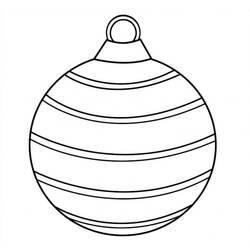 ぬりえページ: クリスマスボール (祝日とお祝い) #176231 - 無料の印刷可能なぬりえページ