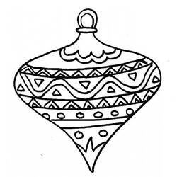 ぬりえページ: クリスマスボール (祝日とお祝い) #176232 - 無料の印刷可能なぬりえページ