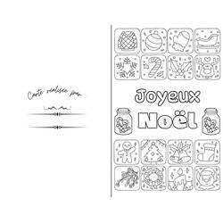 ぬりえページ: クリスマスカード (祝日とお祝い) #216945 - 無料の印刷可能なぬりえページ