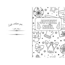 ぬりえページ: クリスマスカード (祝日とお祝い) #216948 - 無料の印刷可能なぬりえページ