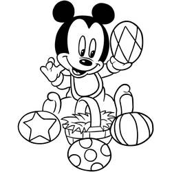 ぬりえページ: ディズニーイースター (祝日とお祝い) #200626 - 無料の印刷可能なぬりえページ