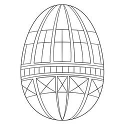 ぬりえページ: イースターエッグ (祝日とお祝い) #176825 - 無料の印刷可能なぬりえページ