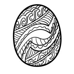 ぬりえページ: イースターエッグ (祝日とお祝い) #216051 - 無料の印刷可能なぬりえページ