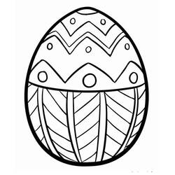 ぬりえページ: イースターエッグ (祝日とお祝い) #216056 - 無料の印刷可能なぬりえページ