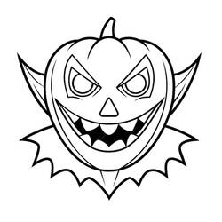 ぬりえページ: ハロウィンマスク (祝日とお祝い) #216429 - 無料の印刷可能なぬりえページ