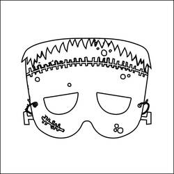 ぬりえページ: ハロウィンマスク (祝日とお祝い) #216446 - 無料の印刷可能なぬりえページ